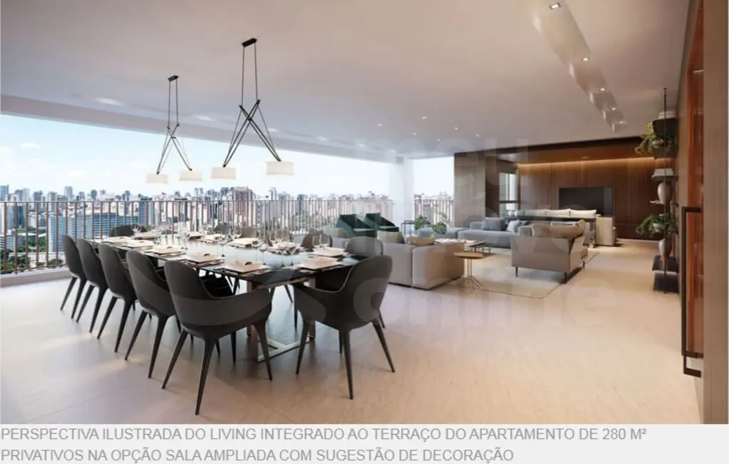 Foto 2 de Apartamento com 4 quartos à venda, 280m2 em Moema, São Paulo - SP