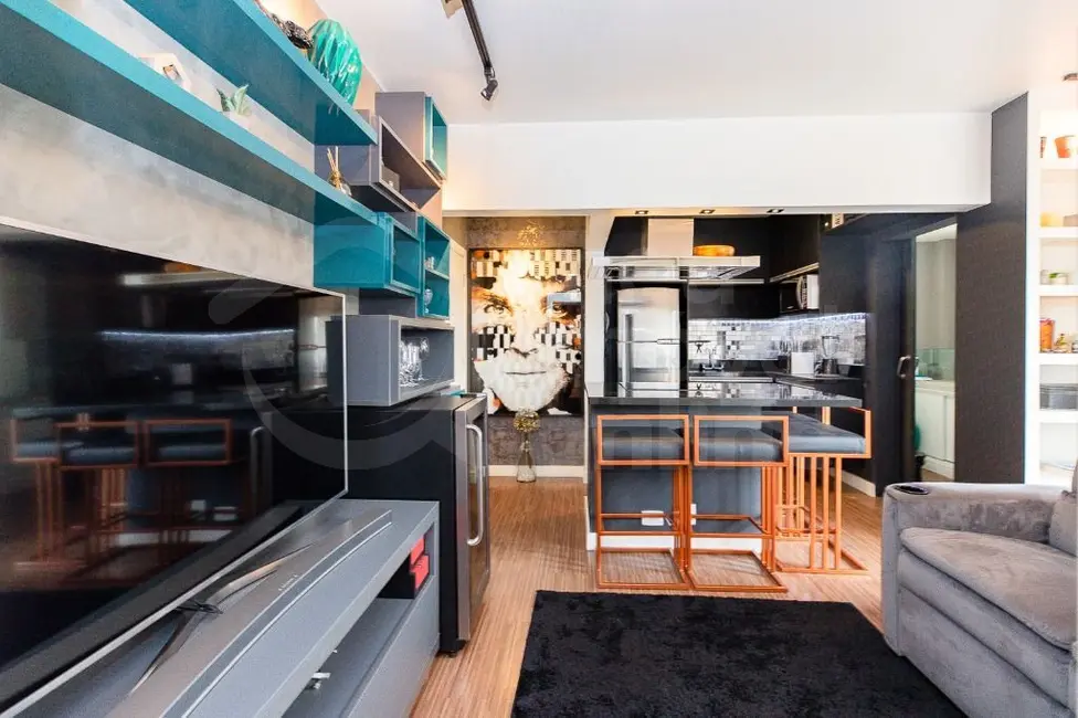 Foto 1 de Apartamento com 1 quarto à venda, 46m2 em Moema, São Paulo - SP