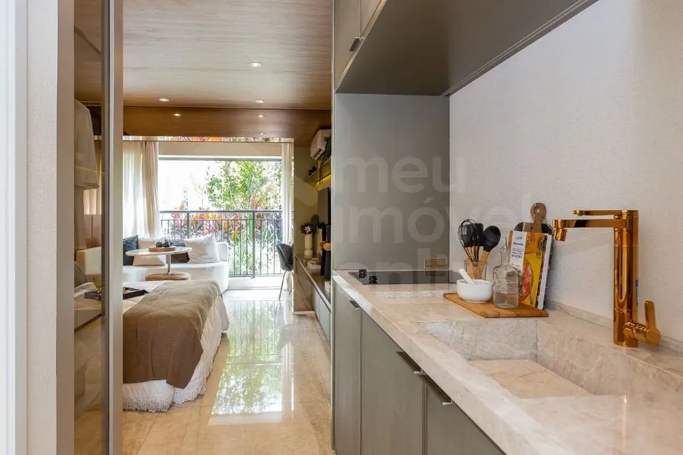 Apartamento com 1 quarto à venda, 26m2 em Moema, São Paulo - SP - imagem 3 Foto 3 de Apartamento com 1 quarto à venda, 26m2 em Moema, São Paulo - SP