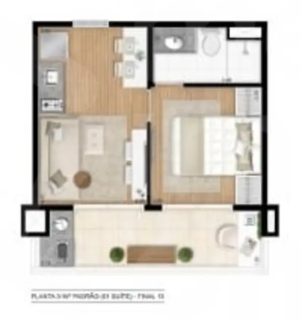 Foto 4 de Apartamento com 1 quarto à venda, 31m2 em Santo Amaro, São Paulo - SP