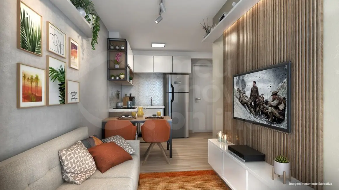 Apartamento com 1 quarto à venda, 27m2 em Tatuapé, São Paulo - SP - imagem 2 Foto 2 de Apartamento com 1 quarto à venda, 27m2 em Tatuapé, São Paulo - SP