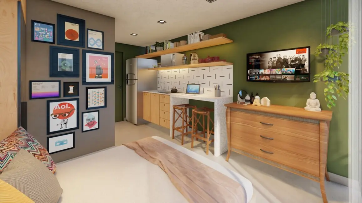 Foto 5 de Apartamento com 1 quarto à venda, 39m2 em Santa Cecília, São Paulo - SP