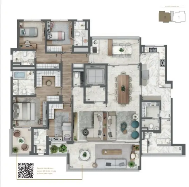 Foto 2 de Apartamento com 4 quartos à venda, 230m2 em Vila Clementino, São Paulo - SP