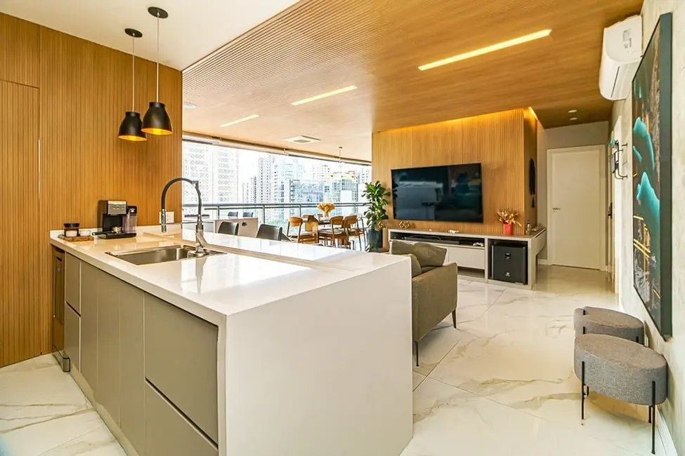 Apartamento com 3 quartos à venda, 134m2 em Vila Olímpia, São Paulo - SP - imagem 8 Foto 8 de Apartamento com 3 quartos à venda, 134m2 em Vila Olímpia, São Paulo - SP