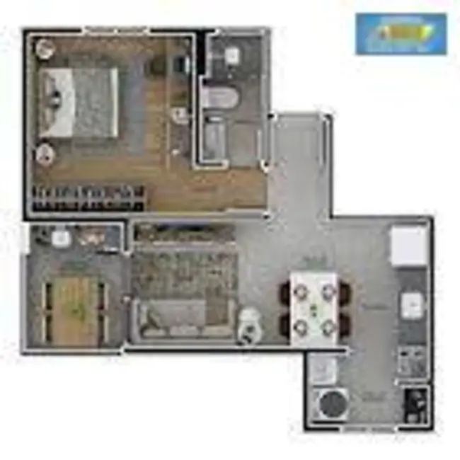 Apartamento com 2 quartos à venda, 54m2 em Parque Campolim, Sorocaba - SP - imagem 3 Foto 3 de Apartamento com 2 quartos à venda, 54m2 em Parque Campolim, Sorocaba - SP