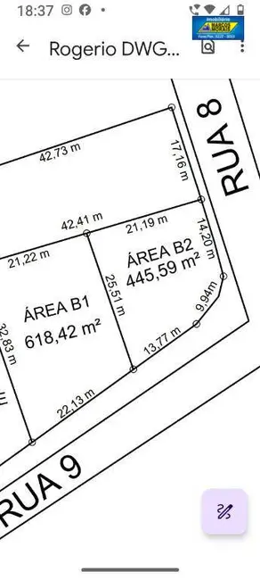 Foto 2 de Terreno / Lote à venda, 445m2 em Ibiuna - SP