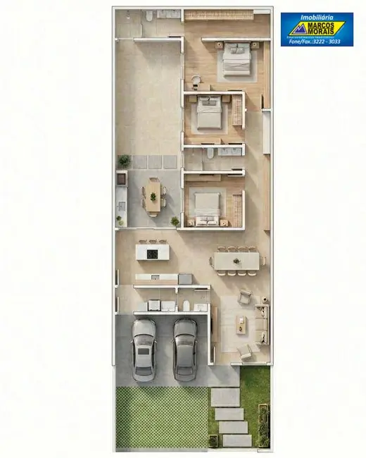 Casa de Condomínio com 3 quartos à venda, 200m2 em Wanel Ville, Sorocaba - SP - imagem 2 Foto 2 de Casa de Condomínio com 3 quartos à venda, 200m2 em Wanel Ville, Sorocaba - SP