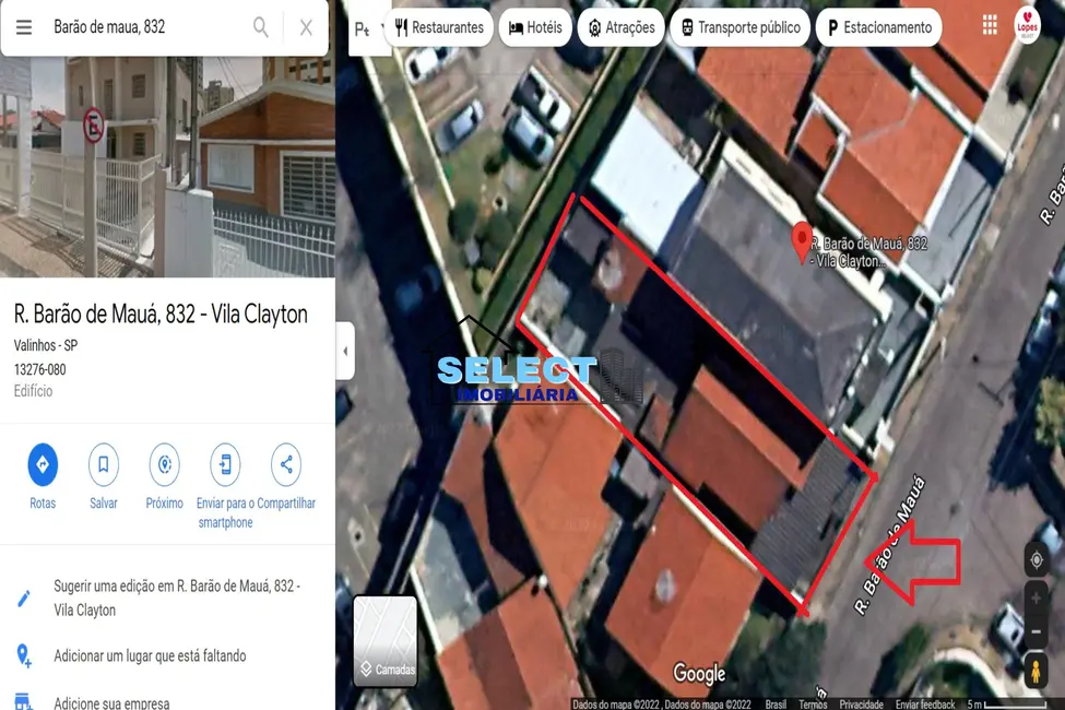 Foto 1 de Terreno / Lote à venda, 287m2 em Vila Clayton, Valinhos - SP