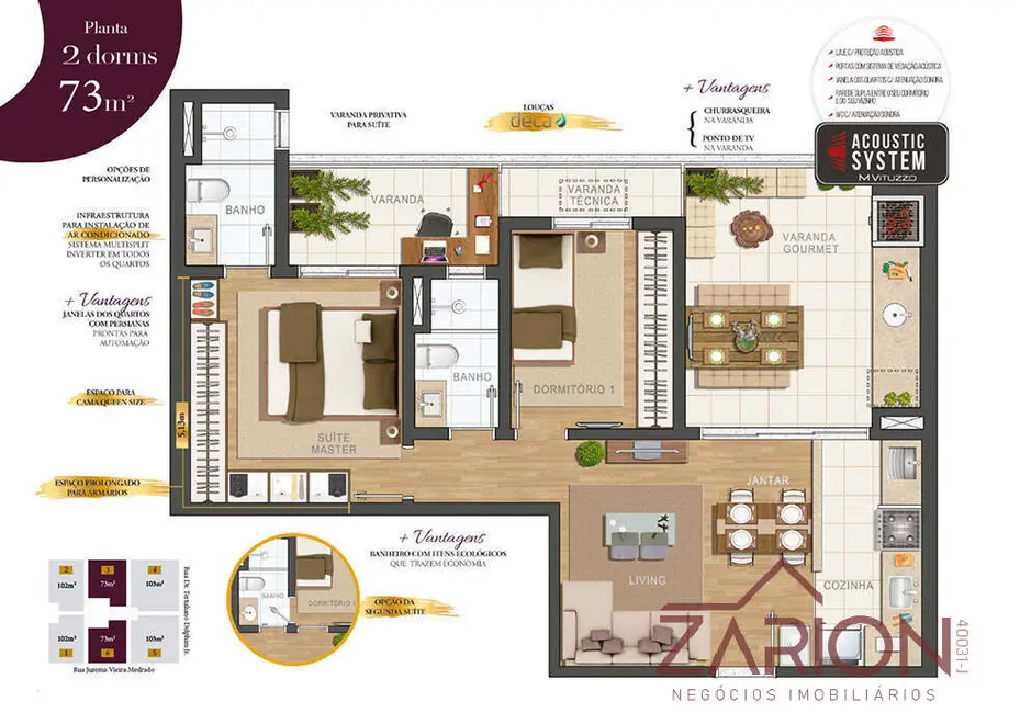 Apartamento com 3 quartos à venda e para alugar, 73103m2 em Sao Jose Dos Campos - SP - imagem 2 Foto 2 de Apartamento com 3 quartos à venda e para alugar, 73103m2 em Sao Jose Dos Campos - SP