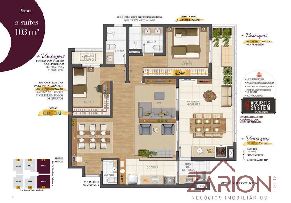 Apartamento com 3 quartos à venda e para alugar, 73103m2 em Sao Jose Dos Campos - SP - imagem 5 Foto 5 de Apartamento com 3 quartos à venda e para alugar, 73103m2 em Sao Jose Dos Campos - SP