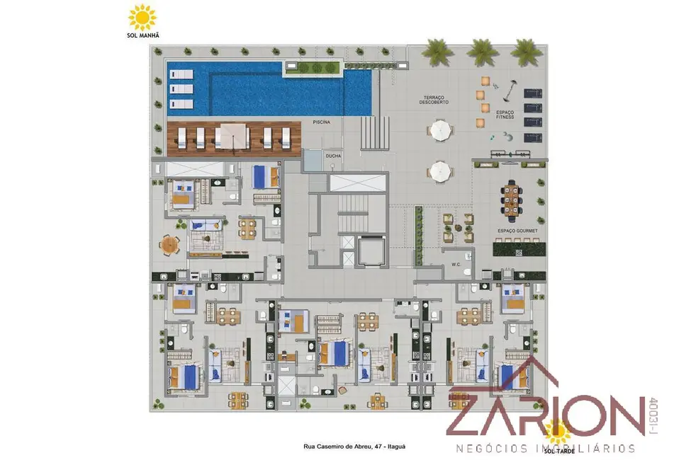 Foto 4 de Apartamento com 3 quartos à venda e para alugar, 4470m2 em Ubatuba - SP