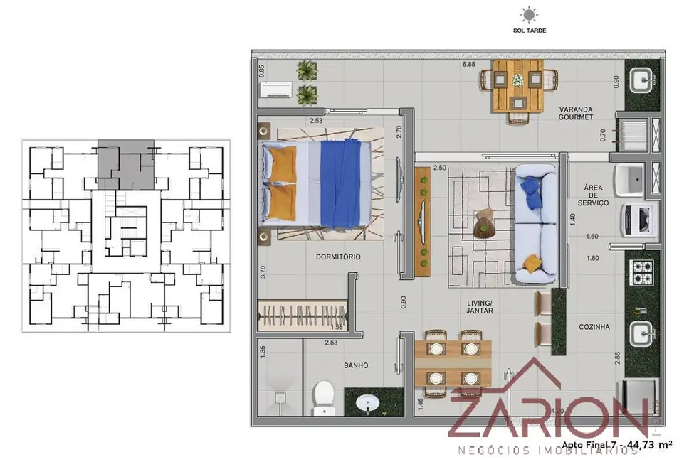 Foto 5 de Apartamento com 3 quartos à venda e para alugar, 4470m2 em Ubatuba - SP