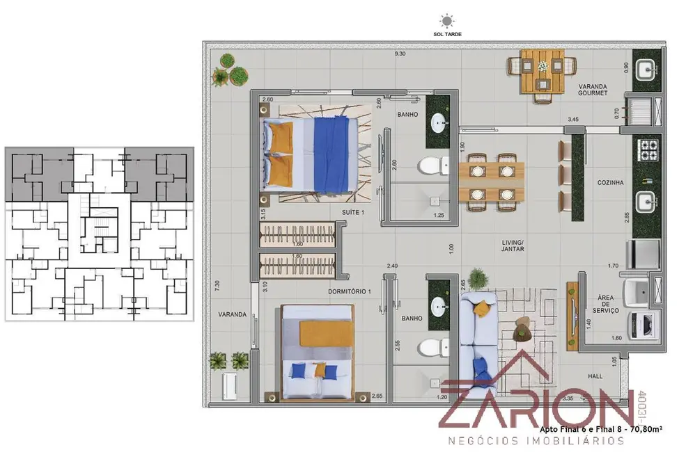 Foto 7 de Apartamento com 3 quartos à venda e para alugar, 4470m2 em Ubatuba - SP