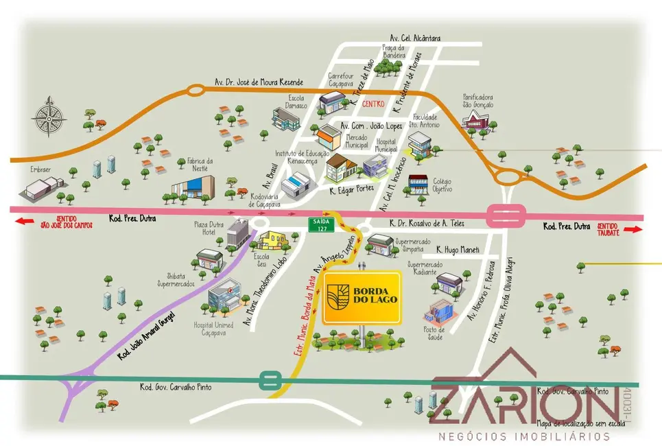 Foto 4 de Terreno / Lote à venda, 300m2 em Borda da Mata, Cacapava - SP