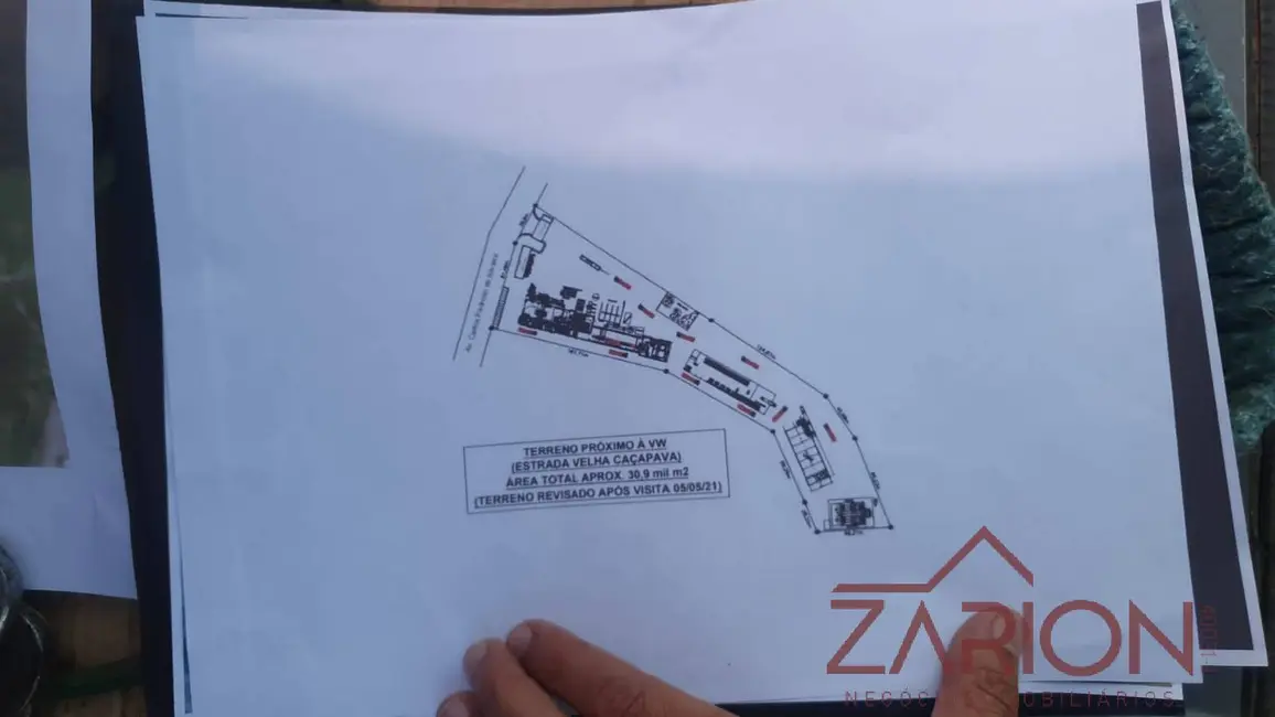 Foto 4 de Terreno / Lote à venda, 31000m2 em Jardim Campo Grande, Cacapava - SP