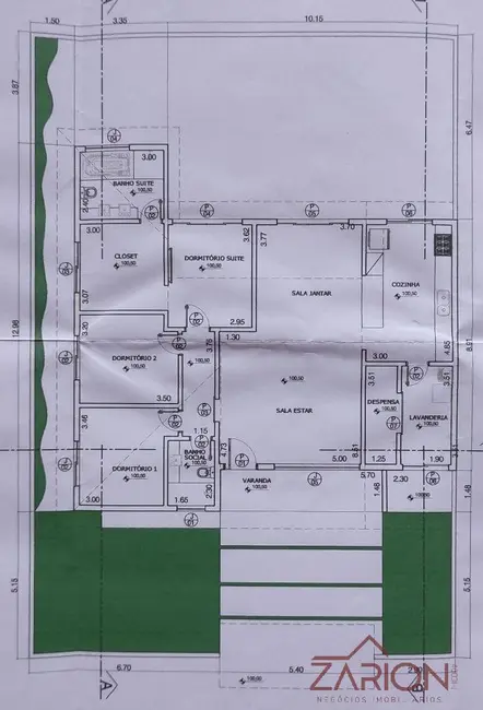Foto 5 de Casa com 3 quartos à venda, 330m2 em Campos Elíseos, Taubate - SP