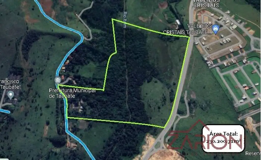 Foto 2 de Terreno / Lote à venda, 230000m2 em Itapecirica, Taubate - SP