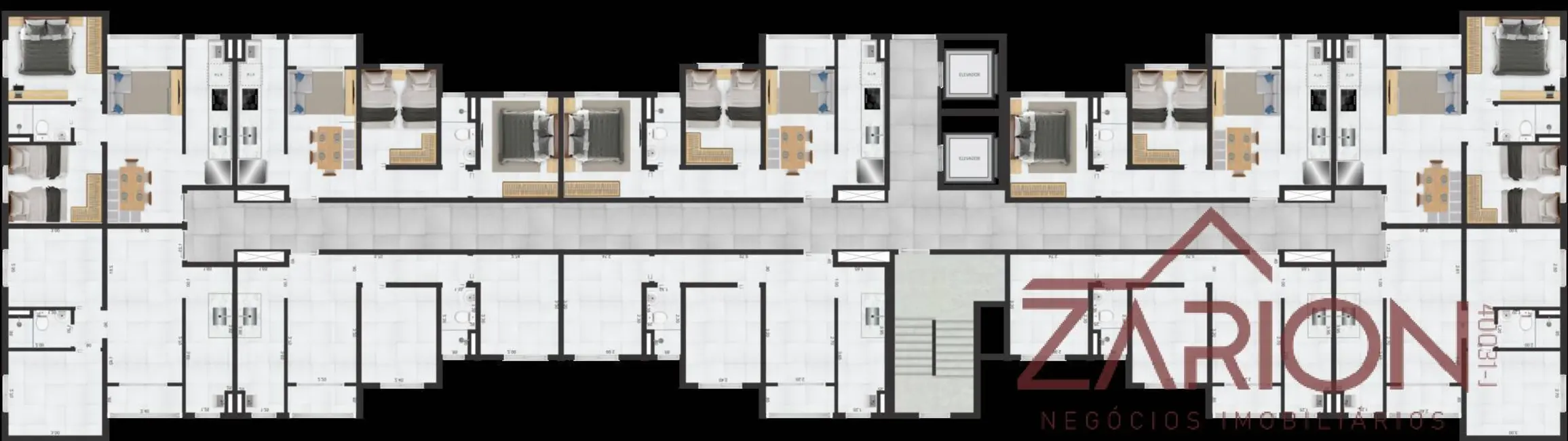 Foto 6 de Apartamento com 2 quartos à venda, 45m2 em Taubate - SP