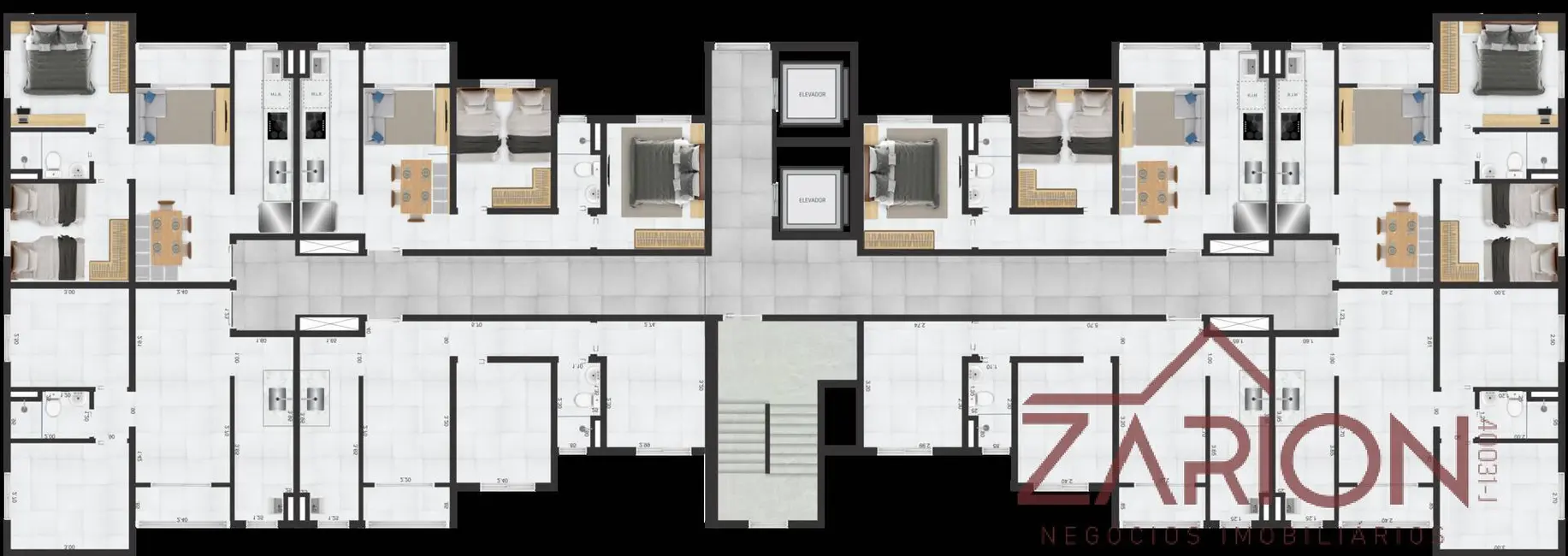 Foto 5 de Apartamento com 2 quartos à venda, 45m2 em Taubate - SP