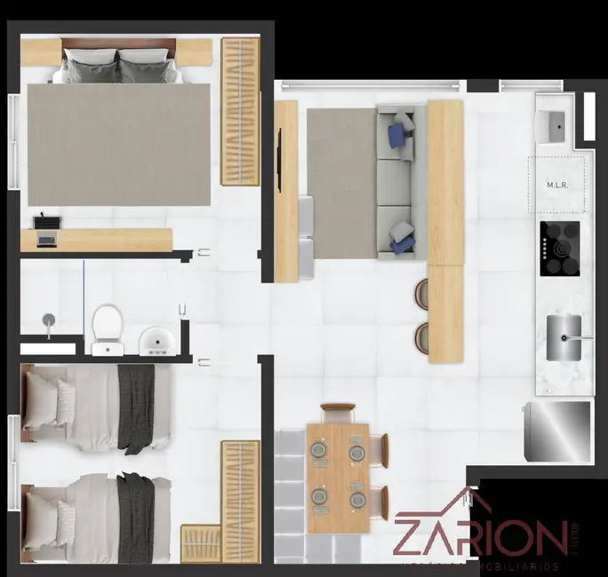 Foto 8 de Apartamento com 2 quartos à venda, 45m2 em Taubate - SP