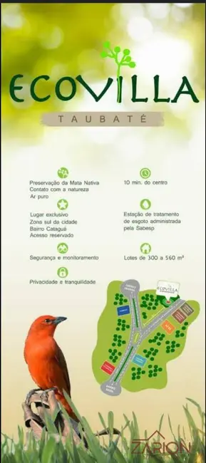 Foto 3 de Terreno / Lote à venda, 321m2 em Chácara São Félix, Taubate - SP