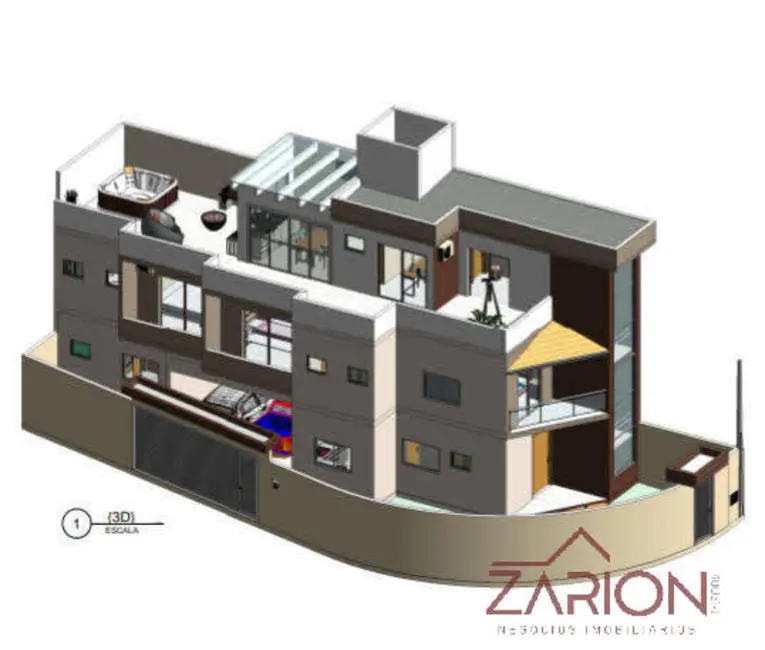 Foto 5 de Casa com 4 quartos à venda, 251m2 em Vila Areao, Taubate - SP