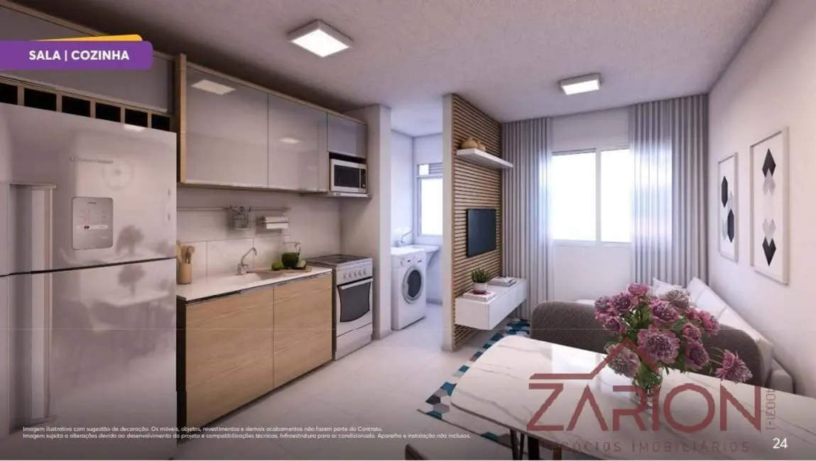 Foto 9 de Apartamento com 2 quartos à venda, 43m2 em Taubate - SP