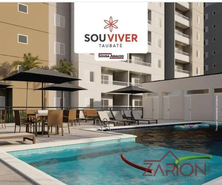 Foto 4 de Apartamento com 2 quartos à venda e para alugar, 49m2 em Jardim Gurilândia, Taubate - SP