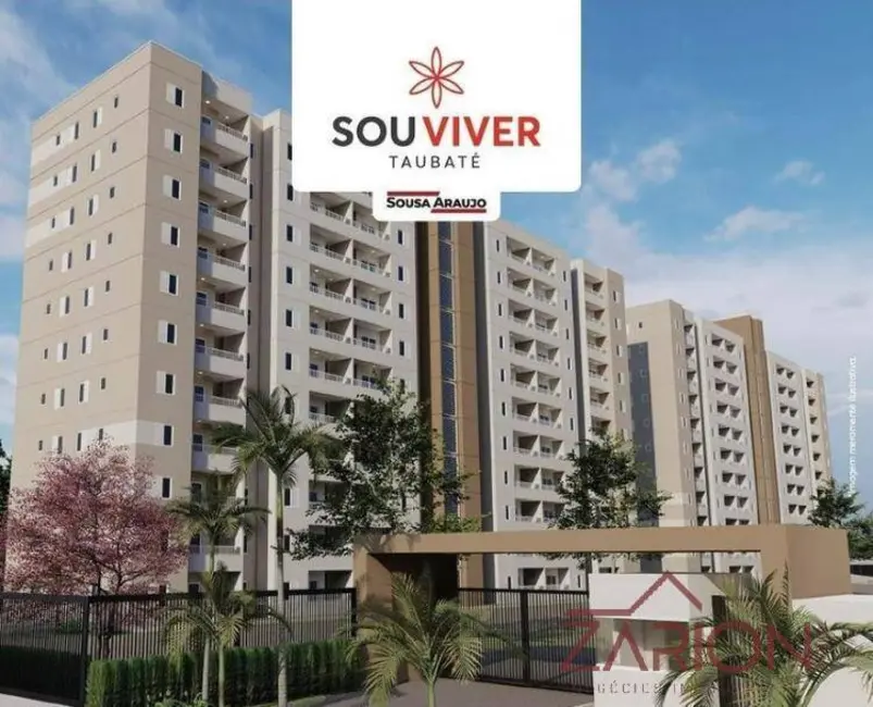 Foto 6 de Apartamento com 2 quartos à venda e para alugar, 49m2 em Jardim Gurilândia, Taubate - SP