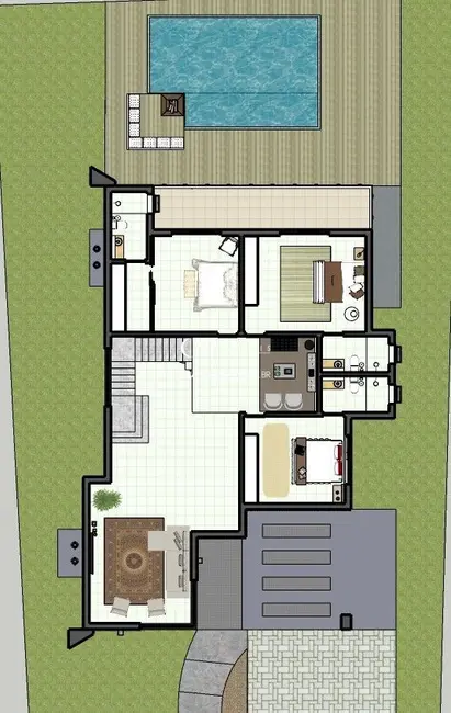 Casa de Condomínio com 4 quartos à venda, 360m2 em Torres - RS - imagem 7 Foto 7 de Casa de Condomínio com 4 quartos à venda, 360m2 em Torres - RS