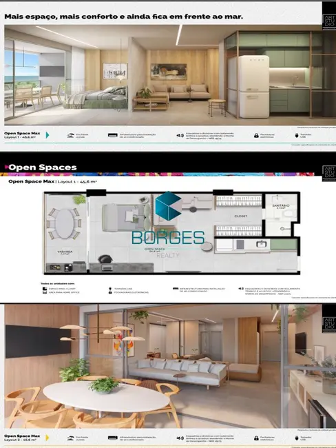 Foto 6 de Apartamento com 1 quarto à venda, 18m2 em Armação, Salvador - BA