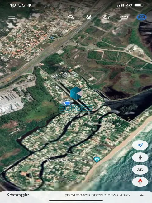 Foto 4 de Terreno / Lote à venda, 1200m2 em Camacari - BA