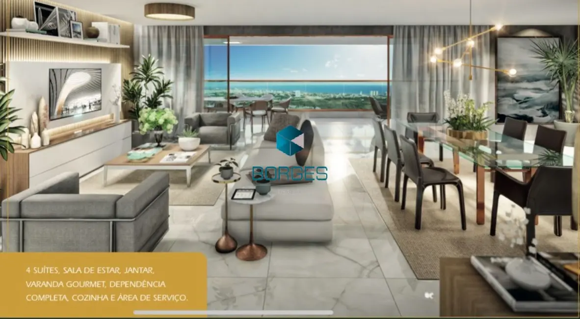 Apartamento com 4 quartos à venda, 203m2 em Alphaville I, Salvador - BA - imagem 7 Foto 7 de Apartamento com 4 quartos à venda, 203m2 em Alphaville I, Salvador - BA