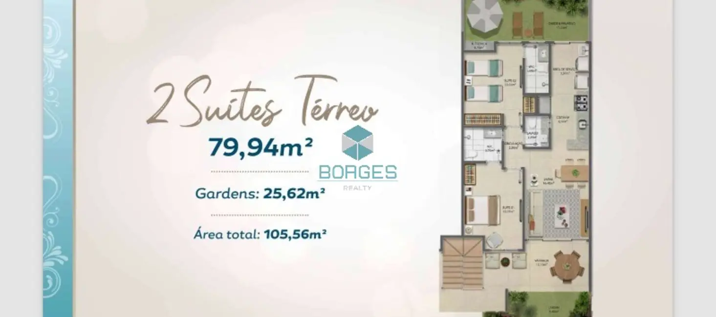 Apartamento com 2 quartos à venda, 149m2 em Camacari - BA - imagem 8 Foto 8 de Apartamento com 2 quartos à venda, 149m2 em Camacari - BA