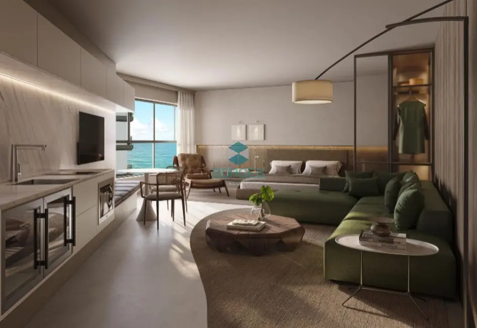 Foto 3 de Apartamento com 1 quarto à venda, 32m2 em Ondina, Salvador - BA