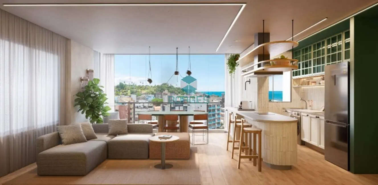 Apartamento com 1 quarto à venda, 39m2 em Ondina, Salvador - BA - imagem 3 Foto 3 de Apartamento com 1 quarto à venda, 39m2 em Ondina, Salvador - BA