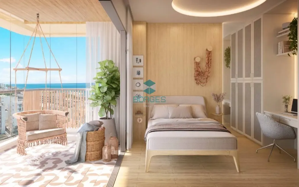 Apartamento com 1 quarto à venda, 39m2 em Ondina, Salvador - BA - imagem 2 Foto 2 de Apartamento com 1 quarto à venda, 39m2 em Ondina, Salvador - BA