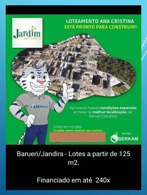 Foto 1 de Terreno / Lote à venda, 125m2 em Parque Viana, Barueri - SP