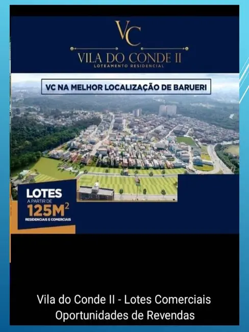 Foto 1 de Terreno / Lote à venda, 125m2 em Votupoca, Barueri - SP