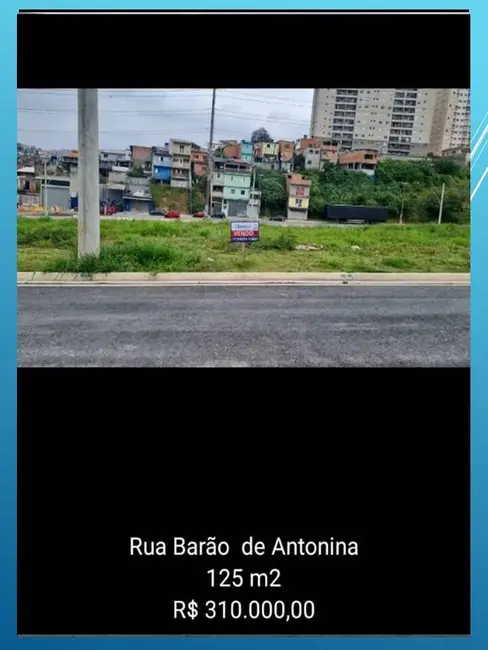 Foto 3 de Terreno / Lote à venda, 125m2 em Votupoca, Barueri - SP