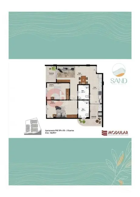 Apartamento com 2 quartos à venda, 93m2 em Arraial Do Cabo - RJ - imagem 7 Foto 7 de Apartamento com 2 quartos à venda, 93m2 em Arraial Do Cabo - RJ