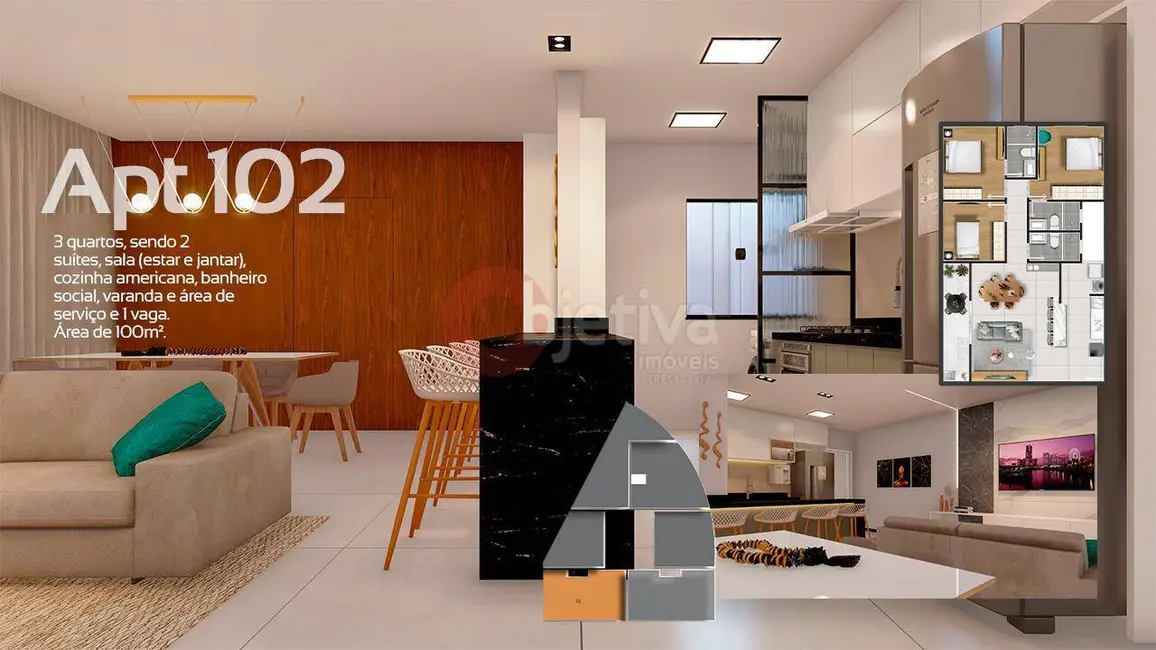 Apartamento com 3 quartos à venda, 63m2 em Centro, Sao Pedro Da Aldeia - RJ - imagem 9 Foto 9 de Apartamento com 3 quartos à venda, 63m2 em Centro, Sao Pedro Da Aldeia - RJ
