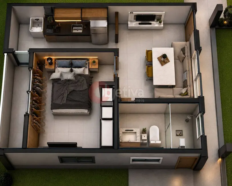 Foto 5 de Apartamento com 1 quarto à venda, 45m2 em Peró, Cabo Frio - RJ