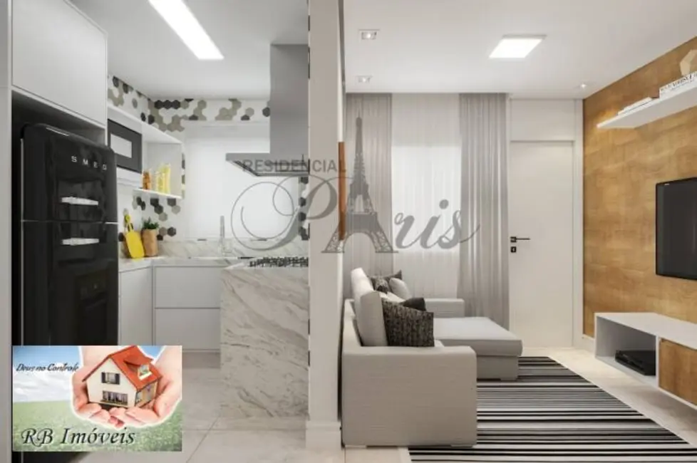 Foto 1 de Sobrado com 2 quartos à venda, 69m2 em Vila Valparaíso, Santo Andre - SP