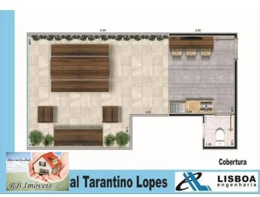 Apartamento com 2 quartos à venda, 41m2 em Vila Príncipe de Gales, Santo Andre - SP - imagem 3 Foto 3 de Apartamento com 2 quartos à venda, 41m2 em Vila Príncipe de Gales, Santo Andre - SP