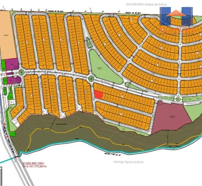 Foto 6 de Terreno / Lote à venda, 250m2 em Residencial Marília, Senador Canedo - GO