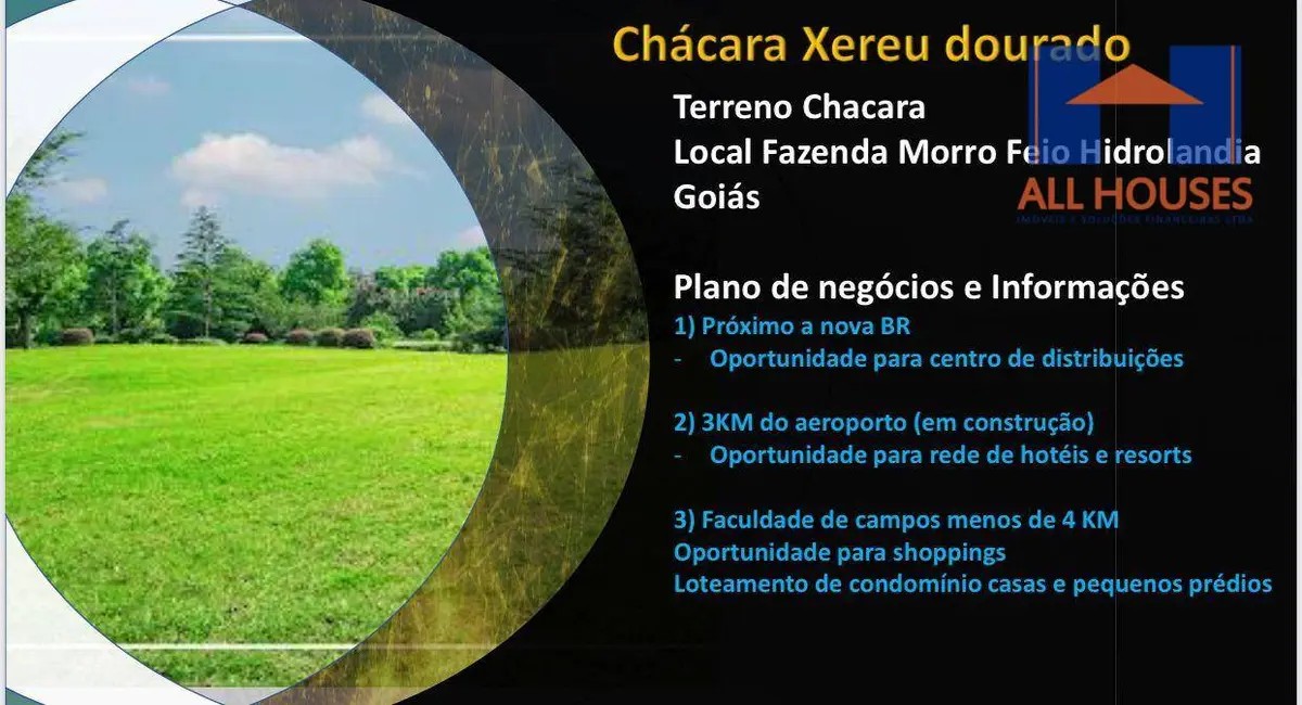 Foto 5 de Fazenda / Haras à venda, 303000m2 em Hidrolandia - GO