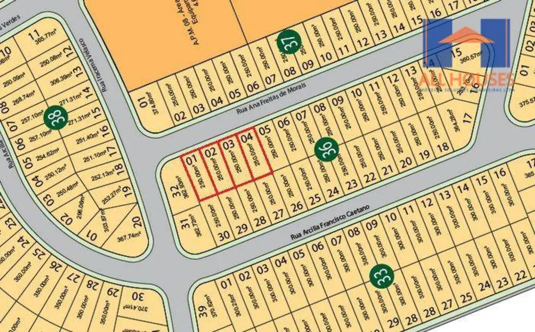 Terreno / Lote à venda, 250m2 em Rio Verde - GO - imagem 3 Foto 3 de Terreno / Lote à venda, 250m2 em Rio Verde - GO