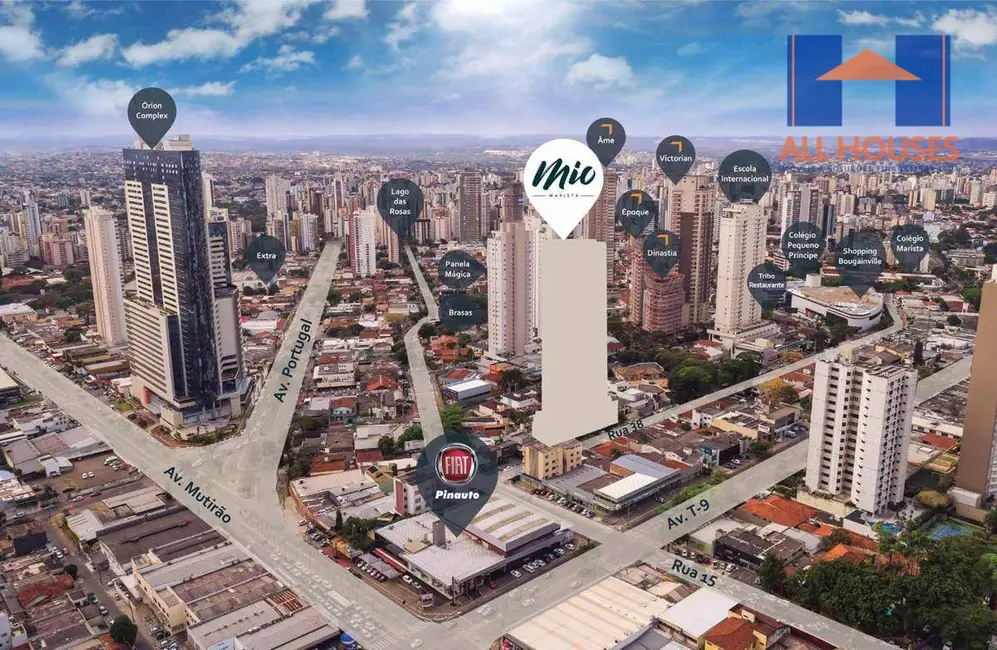 Foto 3 de Cobertura com 3 quartos à venda, 264m2 em Setor Marista, Goiania - GO