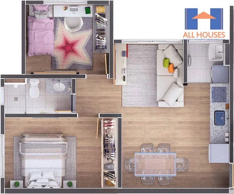 Foto 6 de Apartamento com 2 quartos à venda, 47m2 em Aparecida De Goiania - GO